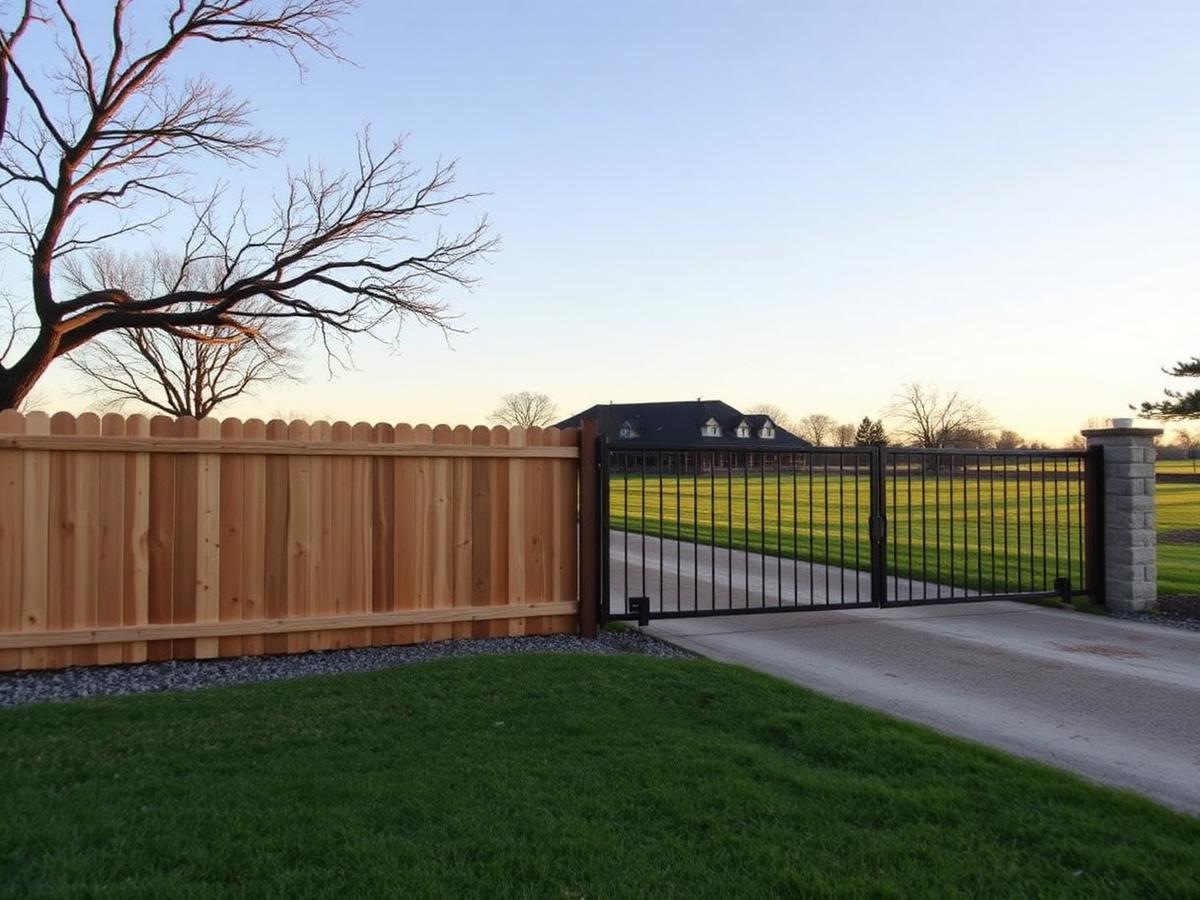 Gates & Fencing — placeholder image to be replaced with a real project photo