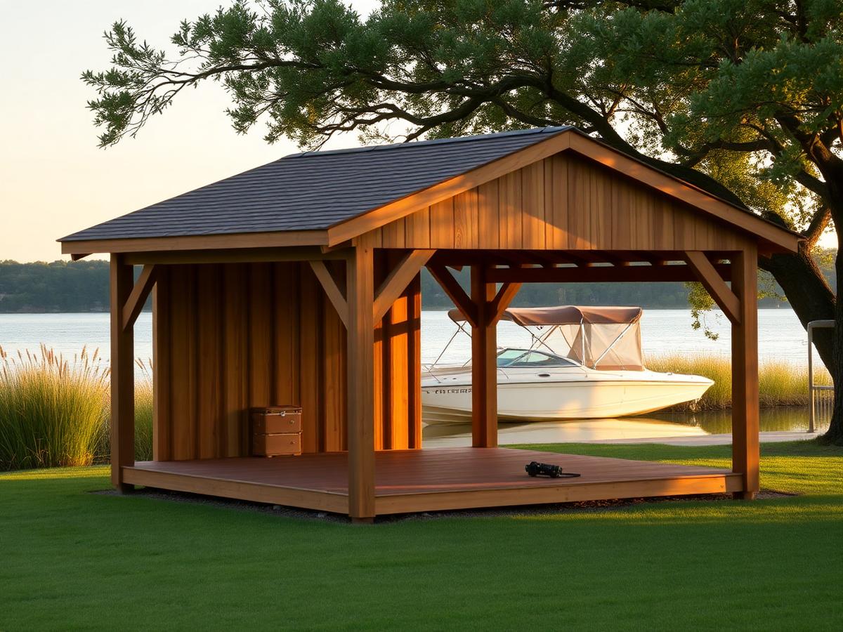 Custom Structures & Boathouses — placeholder image to be replaced with a real project photo